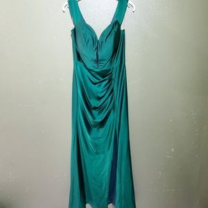 Dark green dress